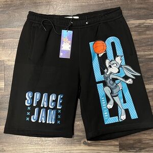 Black Space Jam Lola Rabbit Shorts
